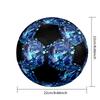 Shadow Milk Cookie Indoor Soccer Ball Colorful Machine Stitched PVC Size 5 Team Training Competition Ready Durable High-Bounce Cool Sports Gift