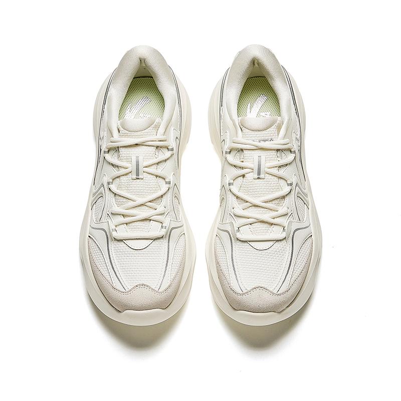 New Anta Meowth Waterproof Low Top Casual Shoes Women's Ivory White 922348889-1
