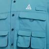 New Nike ACG 'Orb Weaver' Shirt Men's Smoke Blue/Lightning Blue/Mountain White HJ2466-006