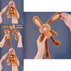 Portachiavi Peluche Coniglio Carino Con Design Cartone Animato Per Regalo e Portachiavi