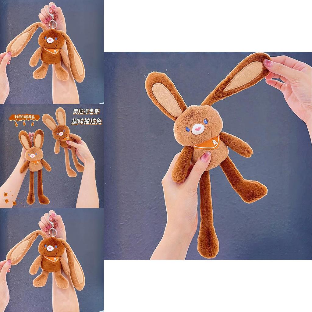 Portachiavi Peluche Coniglio Carino Con Design Cartone Animato Per Regalo e Portachiavi
