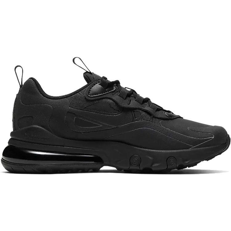 Nike Air Max 270 React 'Triple Black' Gs BQ0103-004