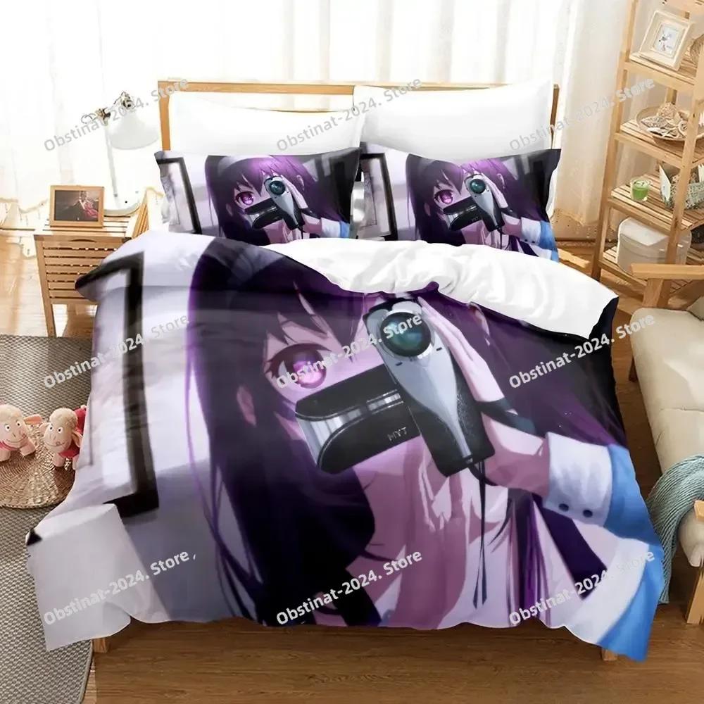 Saekano How To Raise A Boring Girlfriend Beding Set Printed Bed Linen Set With Pilowcase Bed Soft Duvet Cover Soft Quen Super King-Sized Dimensionsd
