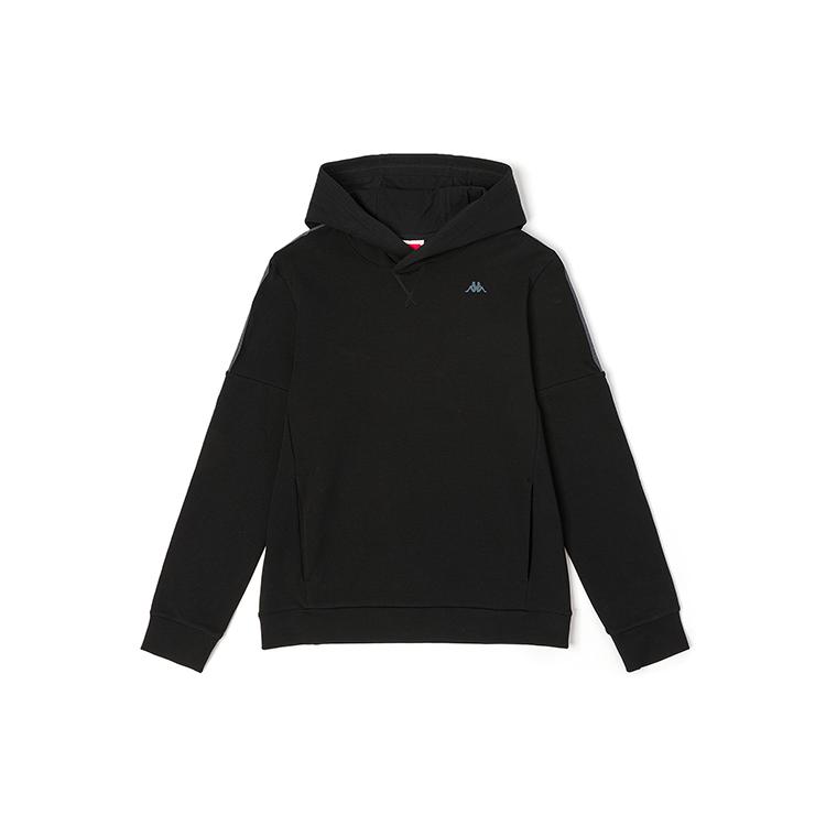 Kappa Sweatshirts Men's Black-990 Hooded Moderate Regular K0C12MT01