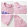 Li-Ning Summer Round Neck Cotton Feel Quick Dry Breathable Versatile Sports Short Sleeve T-Shirt Unisex Tops Pink AHSV613