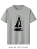 Men's Clothing Oversized T-shirt Funny Yacht Boat Ship Sea Ocean Waves Casual Fitness T Shirt Handsome Raglan Cotton Tshirt