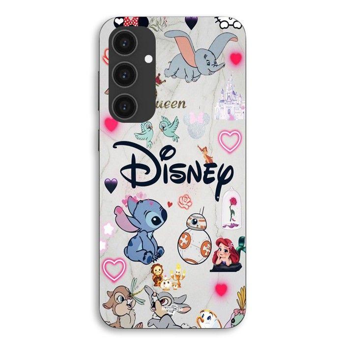 Coque Pour Samsung Galaxy S23 FE Disney personnages Stitch Ariel Dumbo Maniacase