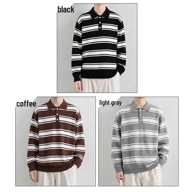 JEEP SPIRIT Men's Casual Long-Sleeve Knit Pullover Sweater