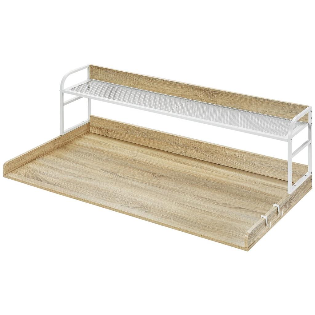 Washer Dryer Countertop with Shelf 54"x27" Wooden Washer Dryer Cover Oak