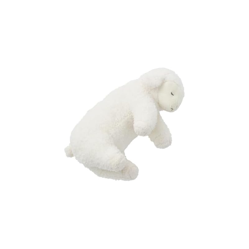 Ribheart Soine Blanc S-Größe (ca. 35cm Gesamtlänge) Süßes Schaf Tier Umarmungskissen Plüschtier 27053-12
