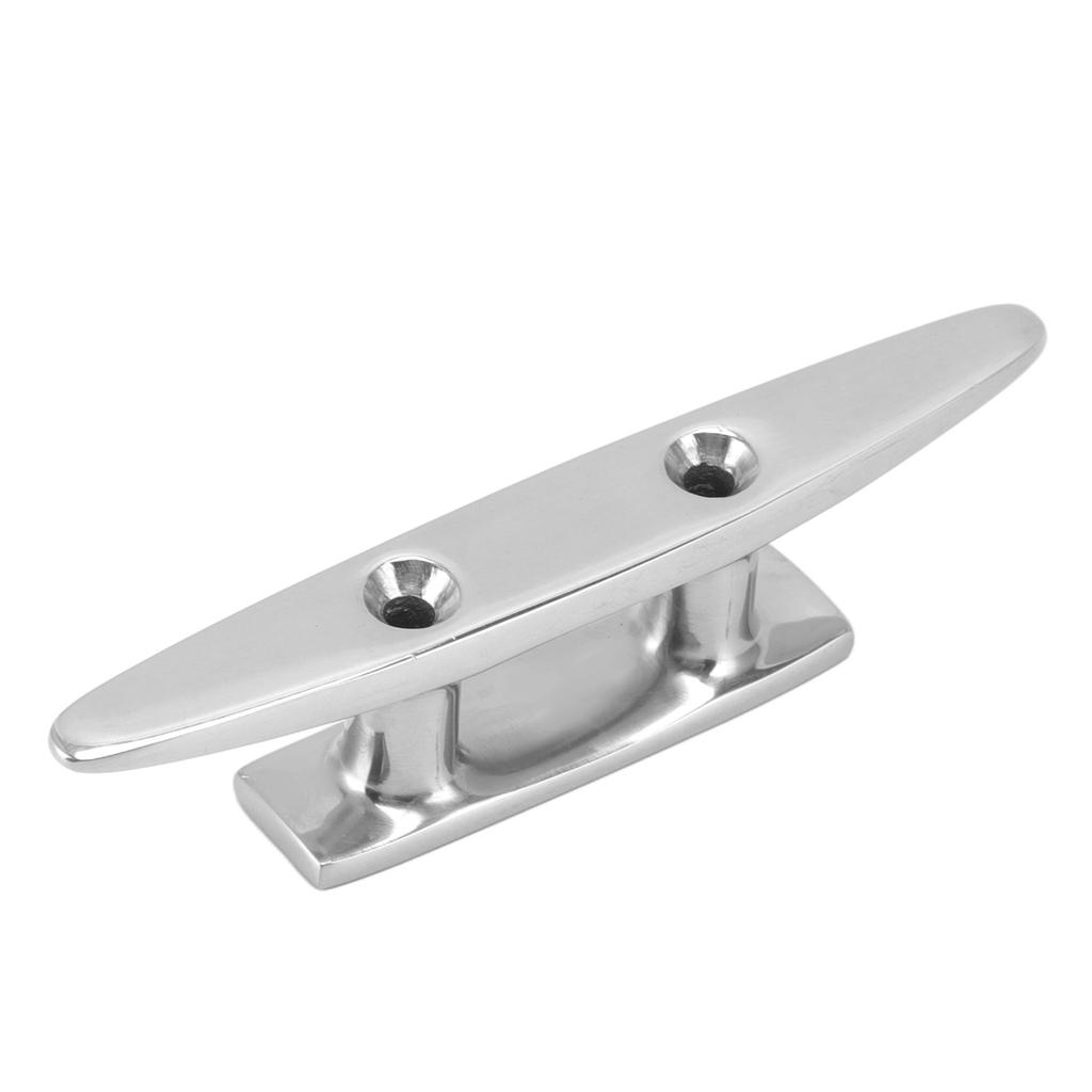 Stainless Steel Low Flat Top Boat Dock Cleat Marine Grade Boat Deck Rope Tie Replacement Parts