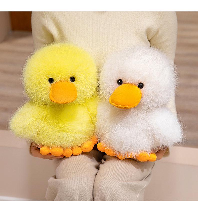 Yellow Duck and Goose Plush Toy - Soft Hugging and Decorative Gift for Girls