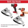 2 Pack Replacement Belt Clip Hook, Stainless Steel Belt Clip Drill Clip Hook Tool Hammer Drill Parts