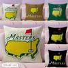 MMasters Golf Printing Cushion Cover Natural Linen Organic Fabric DoubleSided Printing Couch Pillow Covers Home Decor