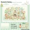 Yi Lan Landscaping Large 3D Stereo Miniature DIY Journal Stickers