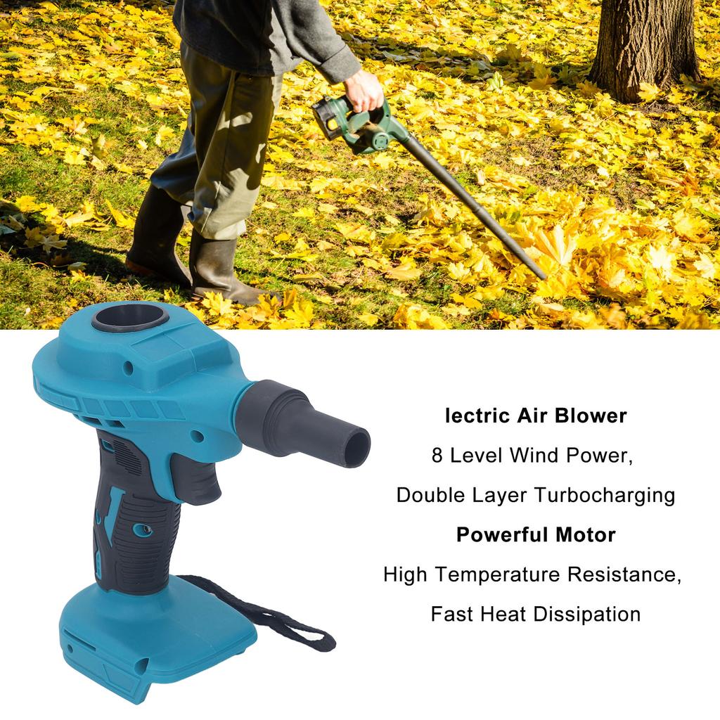 Electric Air Blower Rechargeable Duster Battery Powered Handheld Dust Blower for BL1830 BL1840 BL1850 BL1860 Interface