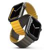Pasek do Apple Watch 42mm UNIQ Revix Reversible Magnetic Musztardowy