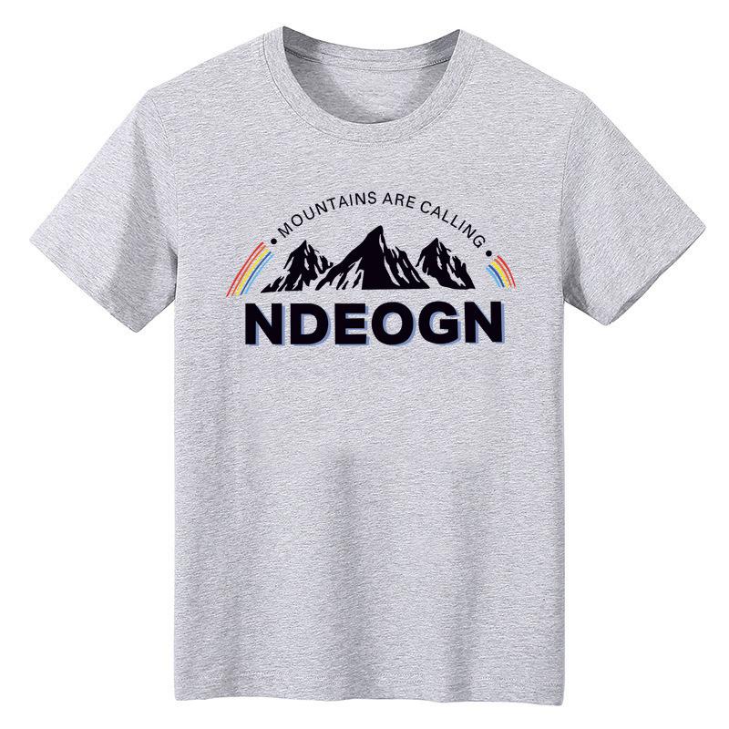 Men's Short Sleeve Summer Men's Short Sleeve Cotton T-Shirt Printed Trade Men's T-Shirt