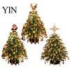 Kreative Weihnachtsfeier-Aktivität DIY Perlenbaum-Set, Kunstkristall-Feiertagsbastelset Geschenk für Paare Erwachsene Anfänger, Handgemachte Dekoration