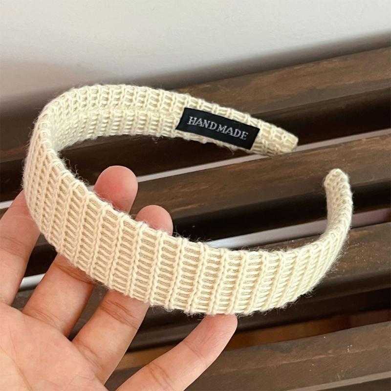 Knitted Embellished Hairband With Comfortable Headbands Secure Grip Design Comfortable Hairpiece for Women