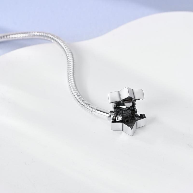 925 Silver Bracelet Heart Perfume Colorful Zircon Clasp Snake Chain Fit Original Charms DIY Jewelry
