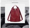Korean Style Women's Soft Leather Backpack - Large Capacity, Versatile, for Autumn/Winter.