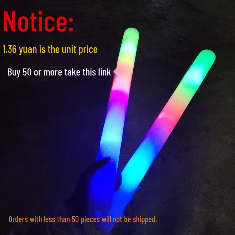 

Customizable Colorful Flashing Foam Glow Sticks for Concerts