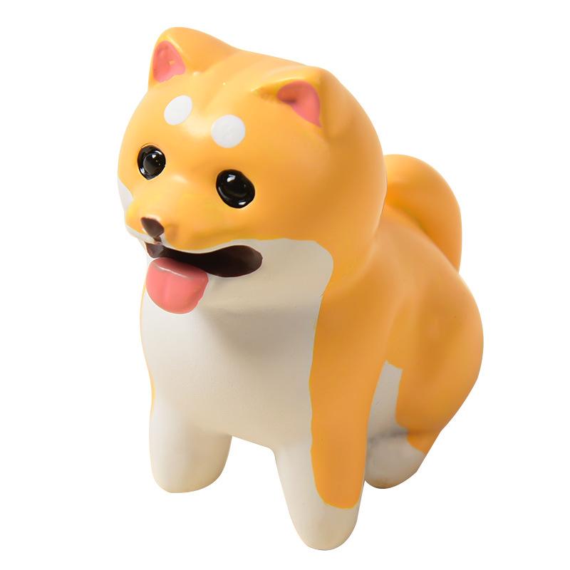 Adorable Puppy Resin Cable Organizer for Desktop or Bedside