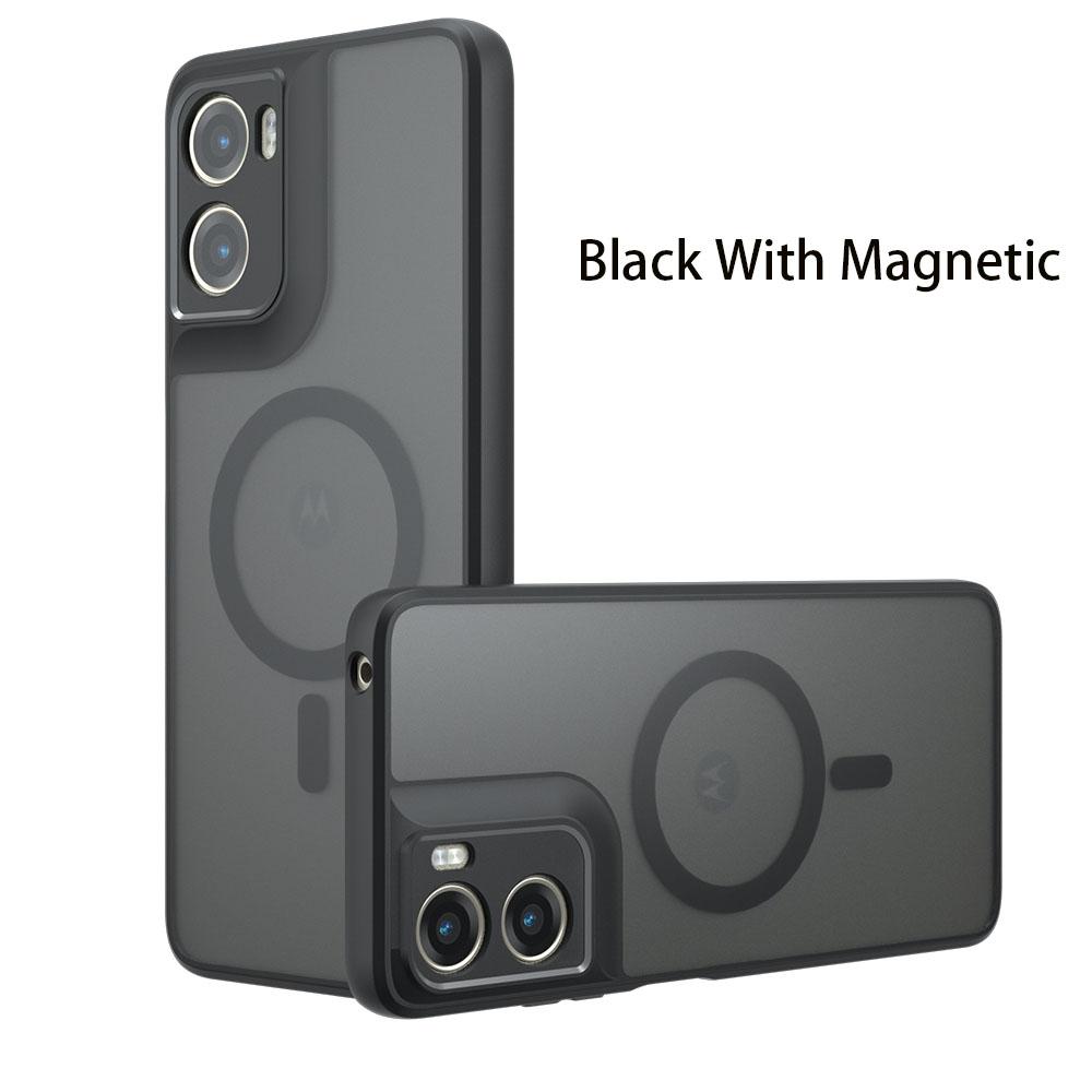 Pro Magsafe Magnetický Bezdrátový Nabíjecí Kryt Pro Motorola Moto G06 MotoG06 5G Nárazuvzdorný Matný Zadní Kryt Coque
