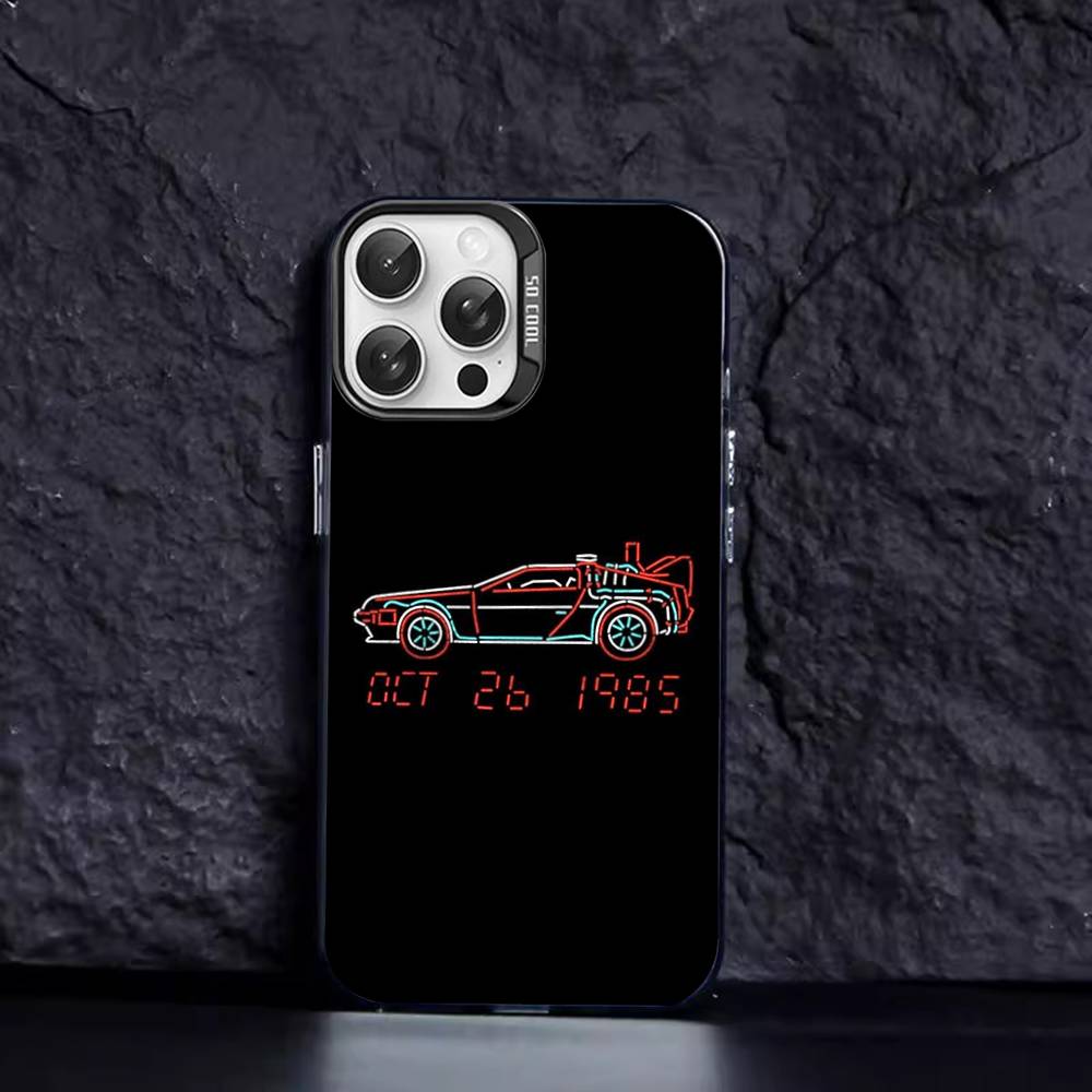Back To The Future Phone Cases For IPhone 17 16 15 14 13 12 11 Plus Pro Max Pro Color Matte Cover