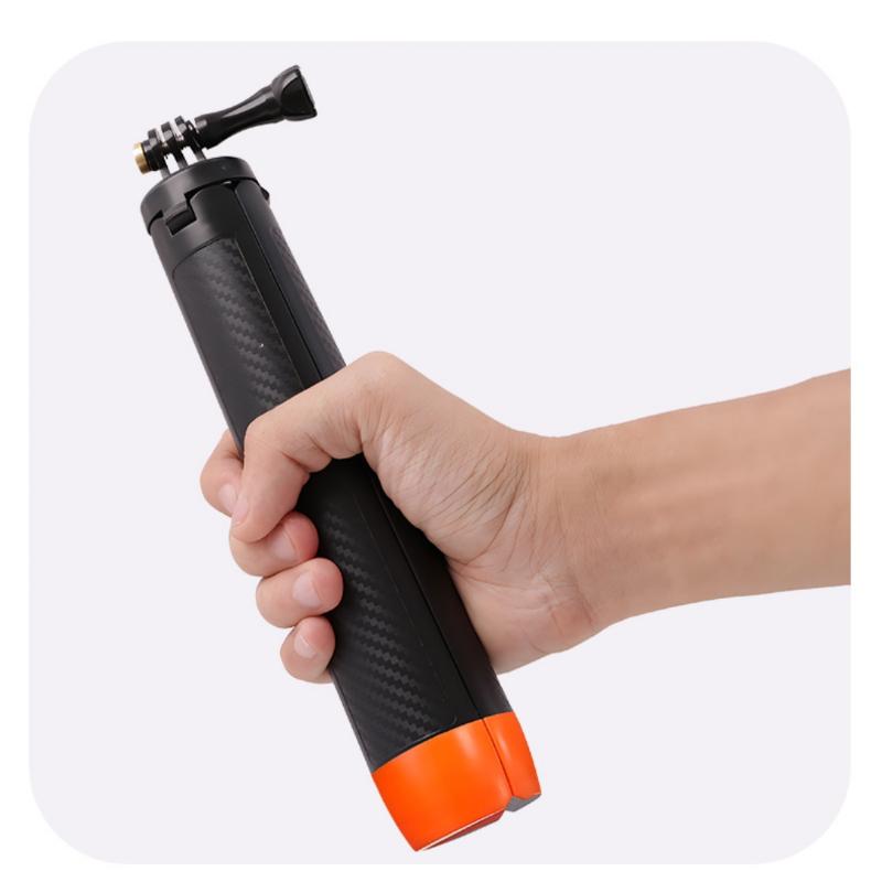 Statyw selfie kij selfie do kamery sportowej Pływający selfie stick Pomarańczowy ABS Wodoodporny Szeroko kompatybilny Dla Action 5 Pro 4 3