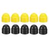 XuJJJJunB Nut Cap M8 5 Yellow and 5 Black Bolt