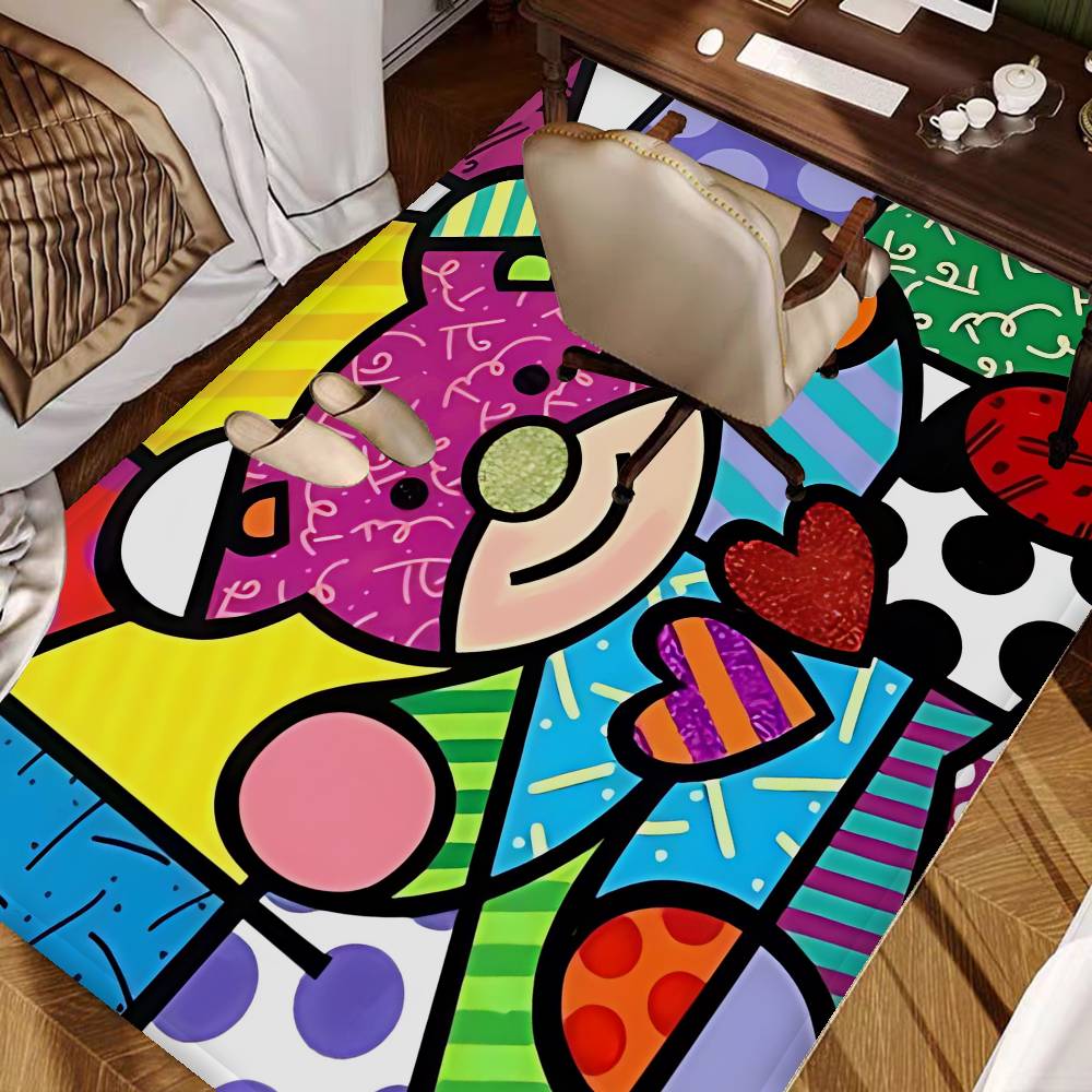 Tappetino per Pavimento Britto Stile Nordico Zerbino per Casa Tappetini per Bagno-WC Tappetino Decorativo per Camera da Letto Hotel