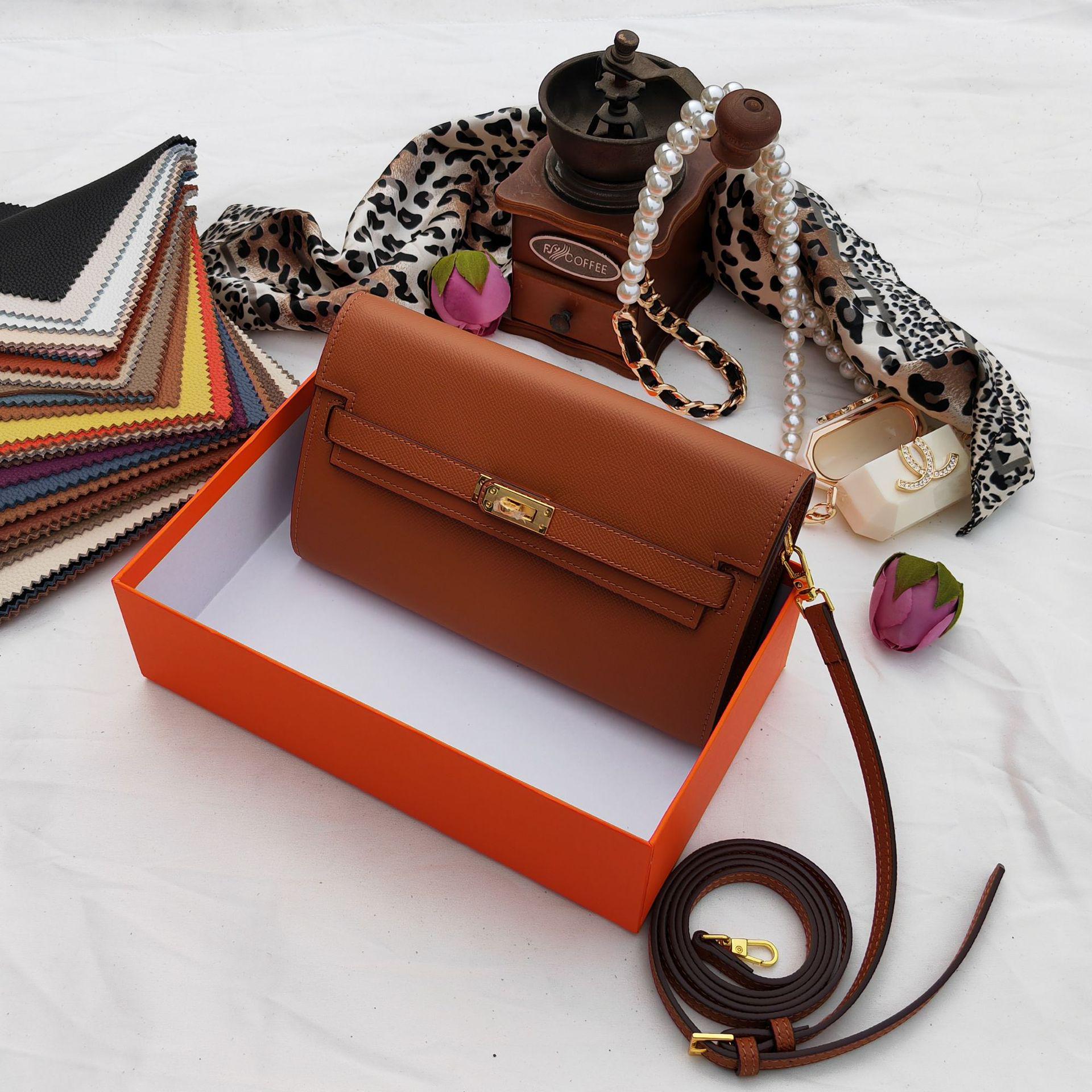 

Женский длинный кошелек из коровьей кожи с рисунком пальмы 2025 года с несколькими отделениями для карт