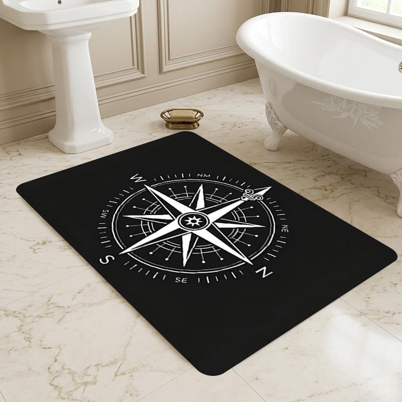 Compass Living Room Nonslip Area Rug Soft Carpet For Bedroom Game Playroom Sofa Office Home Decor Doormat Christmas Gift C9261235