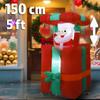 Creative Movable Santa Claus Inflatables Outdoor Hanging Blow Up 2026 Christmas Decoration for Holiday Party Garden New Year