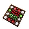 Creative Painted Electroplated Christmas Ball Ornaments with Gift Box