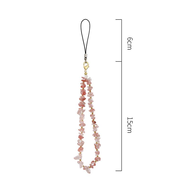 Rafinat natural piatră mărgele telefon mobil curea dulce telefon Lanyard universal telefon mobil anti-pierdere cadouri