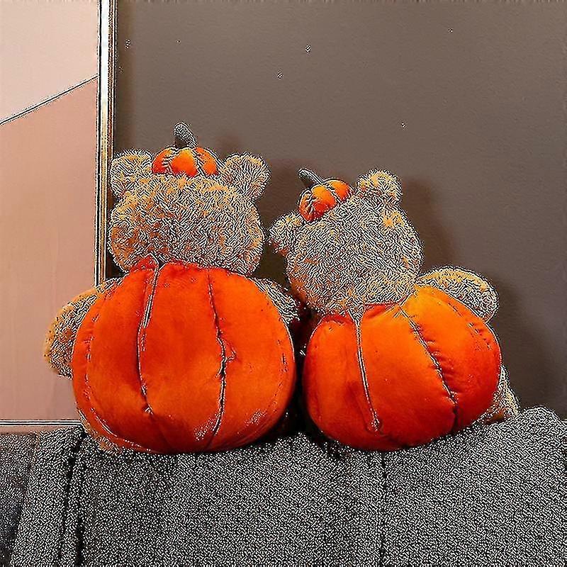Creative Cute Halloween Pumpkin Bear Plush Toy Doll Doll Teenager
