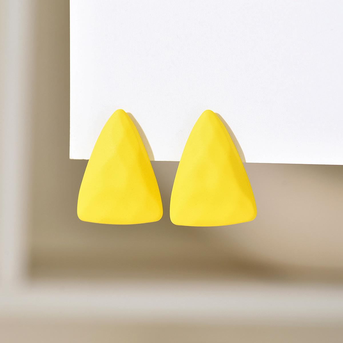 

Летние серьги-пусеты геометрической формы конфетных цветов для женщин – Универсальные, игривые, милые украшения