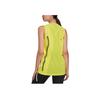 Adidas Striped Print Small Logo Loose Fit Round Neck Sports Tank Top Women Tops Yellow HG6863