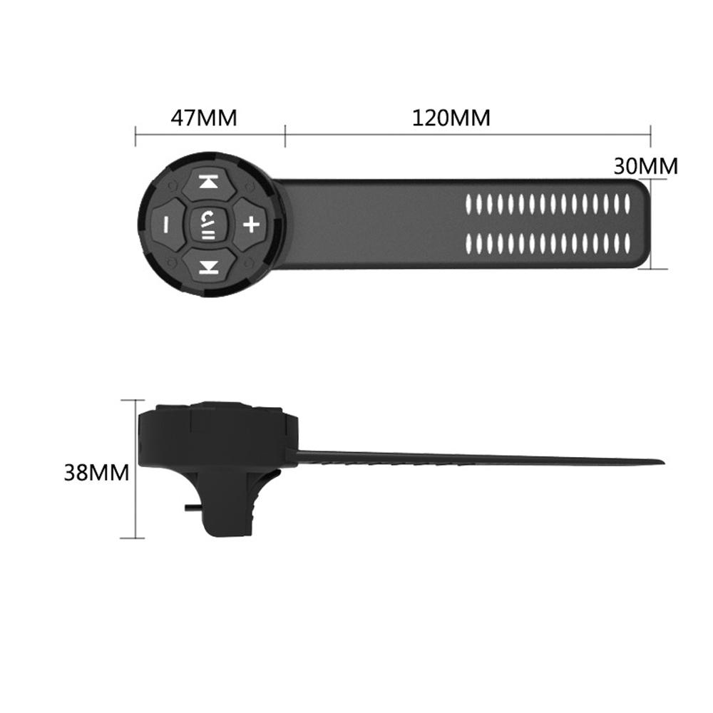 Wireless Phone Remote Controller BT5.3 Car Steering Wheel Control Remote Button for Answer Phone, Musics Playback,