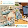 iSuperb Pen Case, Mint Green, Two-Layer, Pencil Case, Pen Holder, Large Capacity, Stylish, Multifunctional, for Elementary and Junior High School