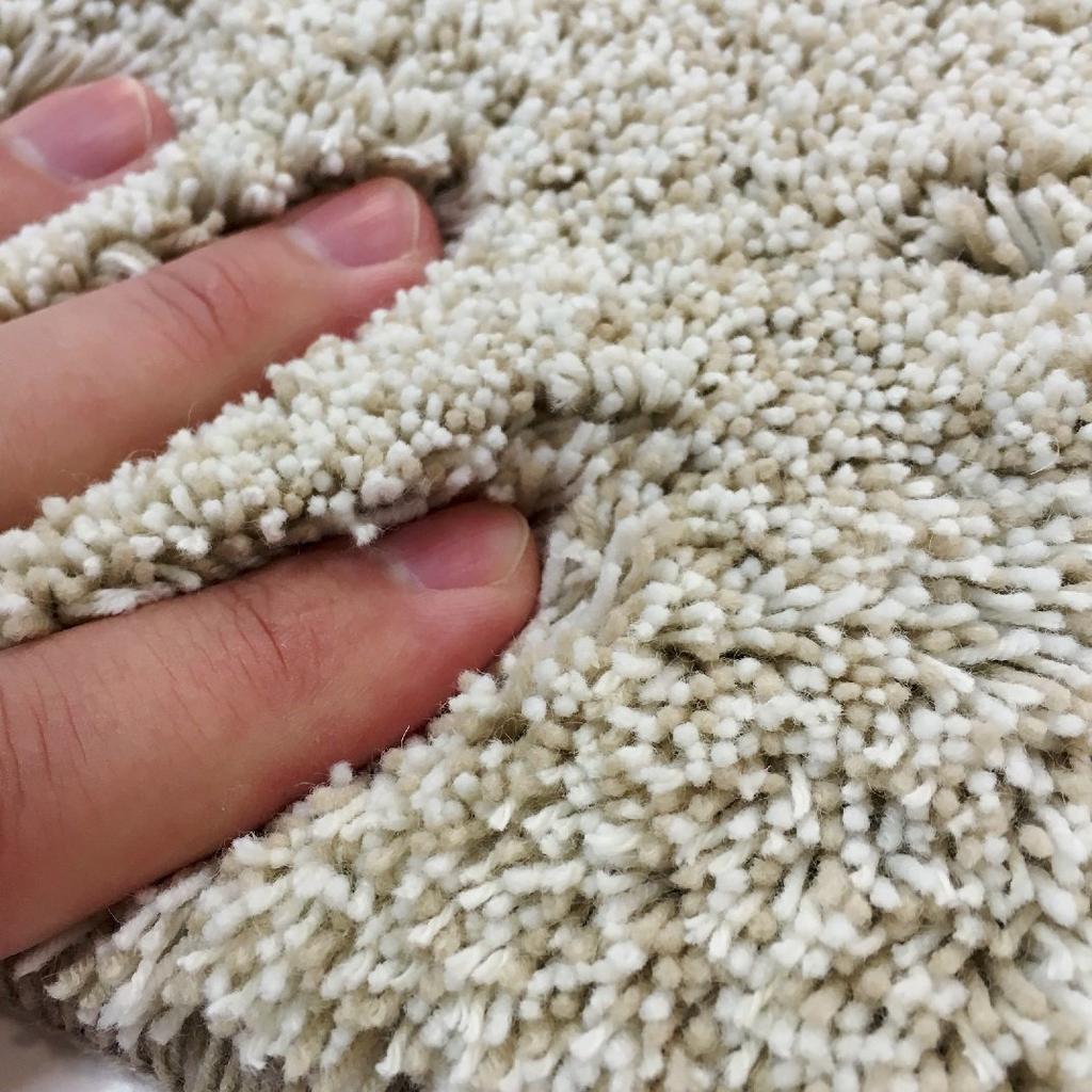 Senko Natural Shaggy 2 Bath 35 X 50 32067 M+home Mat, Beige, Approx. Cm,