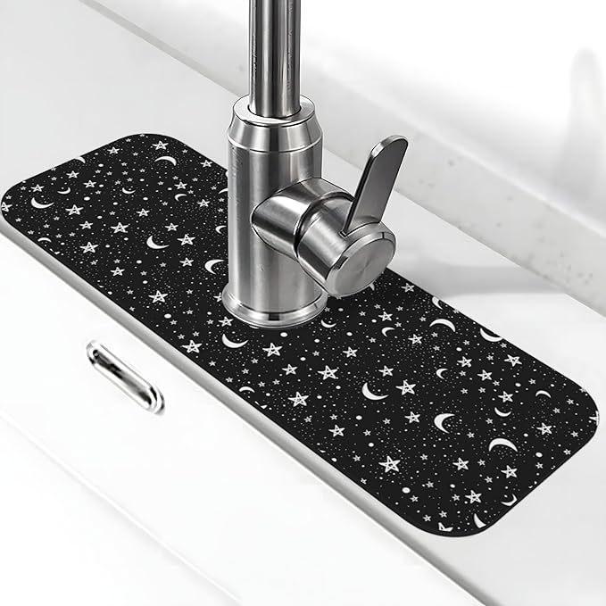 Badezimmerarmatur Ablass- und Wasserabsorptionsmatte für Waschbecken und Arbeitsplatten