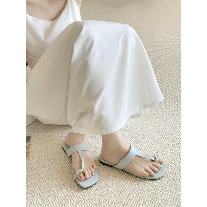 2025 Spring and Autumn New Fashion Versatile Set Toe Herringbone Design Temperament Fashion Metal Niche Cool
