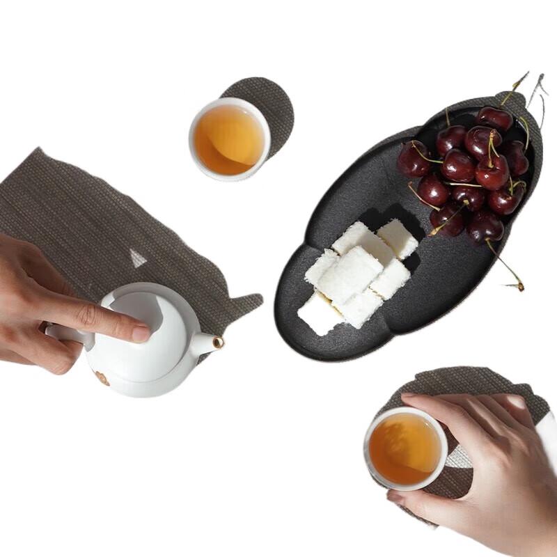 Edenus Cloud Rise Ceramic Tea Set - Mutton Fat White Glaze Gift Box