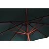 VidaXL Parasol 258 cm Toile Verte Polyester Auvent de Jardin Parasol de Plage 40436