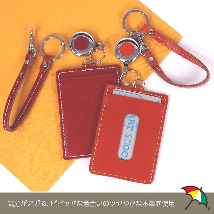 Arnold Palmer Colorful Series Pass Case with Reel Single Pass 4AP3283 Key, Holder, (Black)