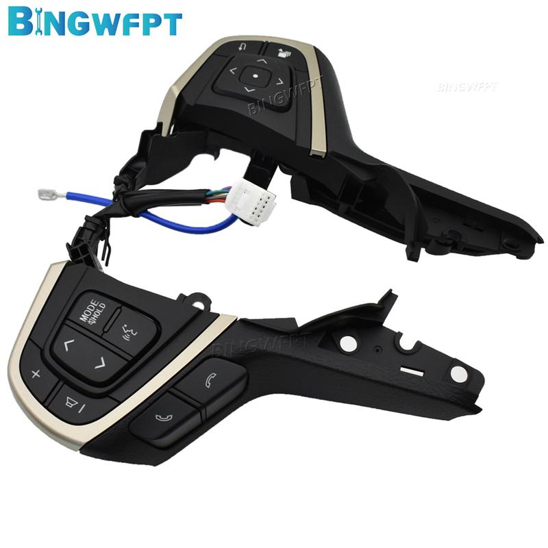 For Toyota Innova 2015 2016 2017 2018 2019 2020 2021 Multifunction Steering Wheel Multimedia Audio Volume Control Switch Button